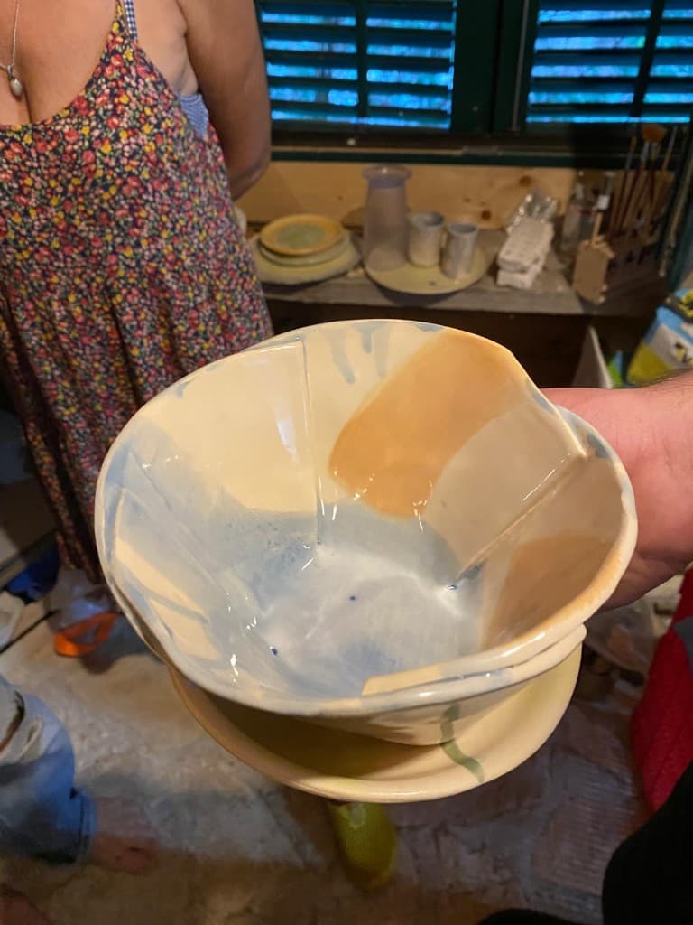 Hand-glazed ceramic bowls